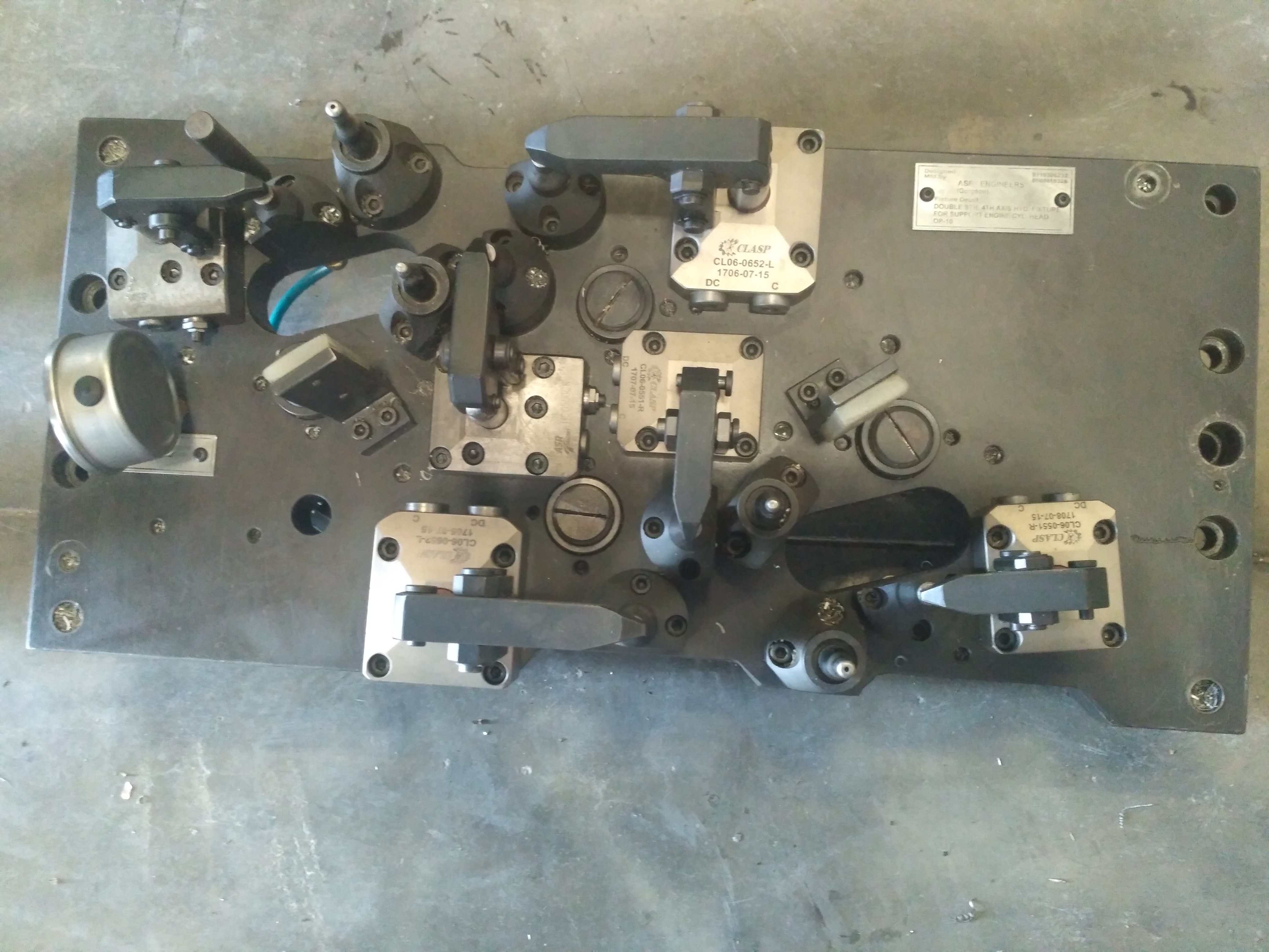 ASR rotary fixture manufacturing and workholding